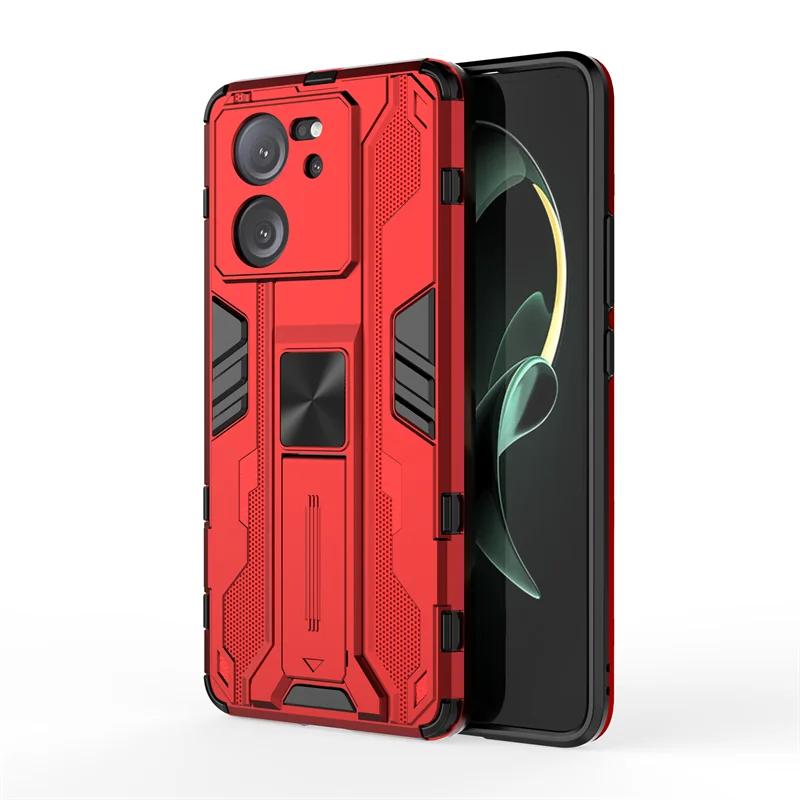 

Shockproof Bumper Armor Case For Xiaomi Mi 13T 12T 11T 10T 12S Pro 11 Ultra 12 11 8 Lite 5G NE Magnetic Ring Stand Phone Cover For Mi 13T