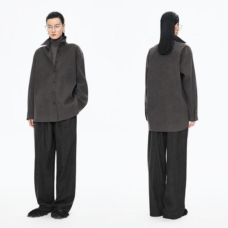 JNBY Autumn 2025 100% Wool Straight-Leg Casual Pants