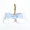 Sanrio Fluffy Ear Ribbon Bag Charm Cinnamoroll Keychain Mascot