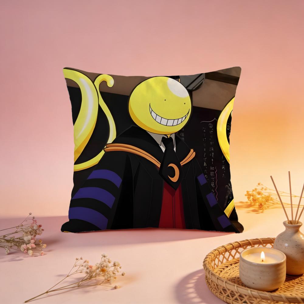 Trendy AAssassination Classroomed Cushion Cover Comfortable Durable Pillow Cover MultiScene for Home Office Car Sofa