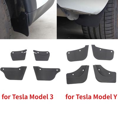 4Pcs TPE Wheel Invisible Mud Flaps for Tesla Model 3 Y  2022 Mudflaps Mudguard Splash Fender Guards Fit Car