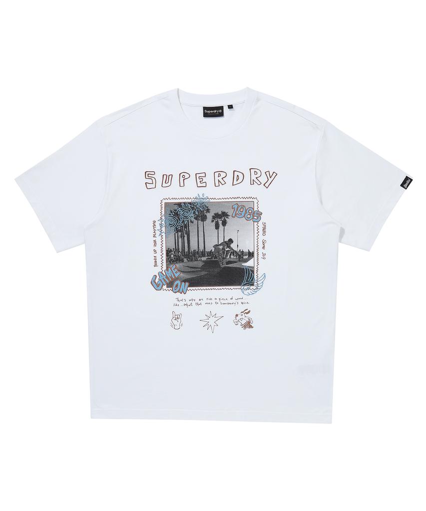 Syupeodeulai Summer Skating T-Shirt White
