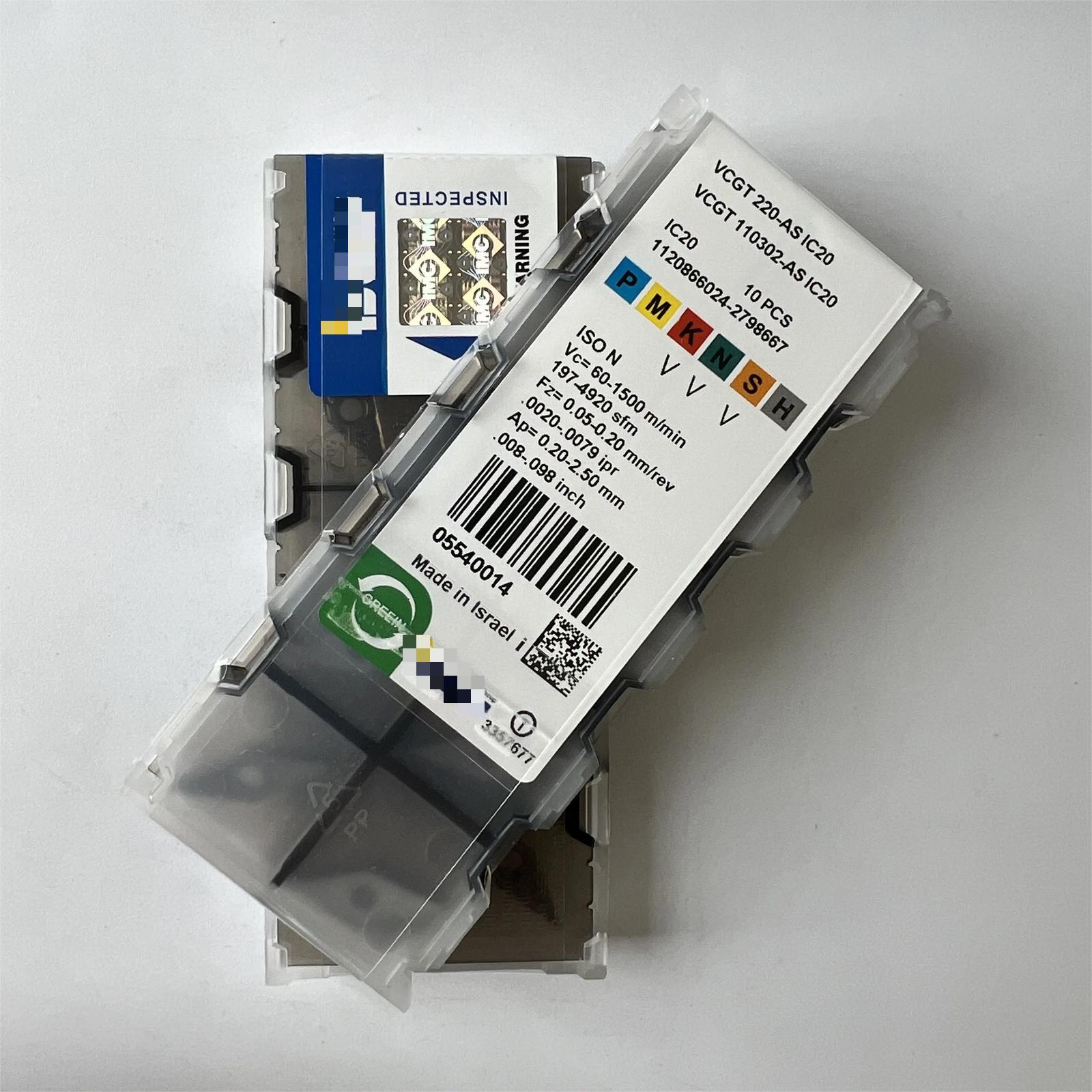

VCGT110302-AS IC20 / Industrial indexable Carbide Inserts 10 Pcs