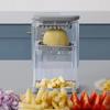 Kichen accessories food chopper with container.4 in 1 chopper vegetable cutter with french fry cutter,veggie chopper