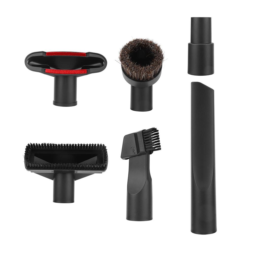 6 Piece Vacuum Clner Accessory Kit/,   ABS Brush Adapter Set Thorough Clning, Converts from 32mm To 35mm, Idl for Corners, Countertops and
