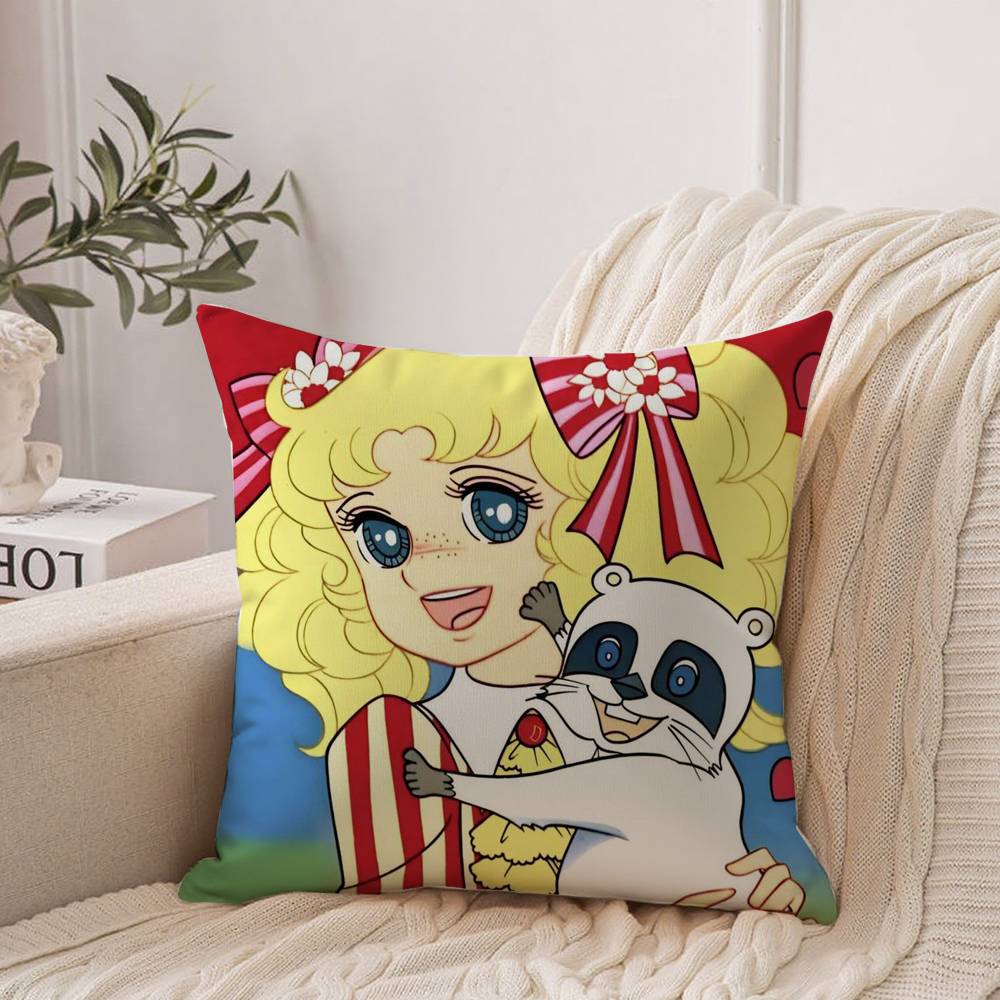 C-Candy Candy Anime Pillow Case Home Decor Throw For Sofa Bed Car Room Decor Gift Idea