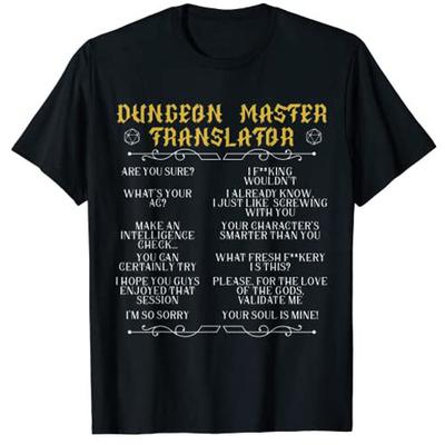 Gaming Master Stół do Gry Planszowej RPG Gracz Gamingowy Dungeon T-Shirt Prezenty Zabawny T-shirt Graficzny dla Geeków Gry Bluzki z Krótkim Rękawem