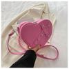 Personalized rivet love popular fashion trend texture new trendy with foreign style crossbody shoulder women's bag