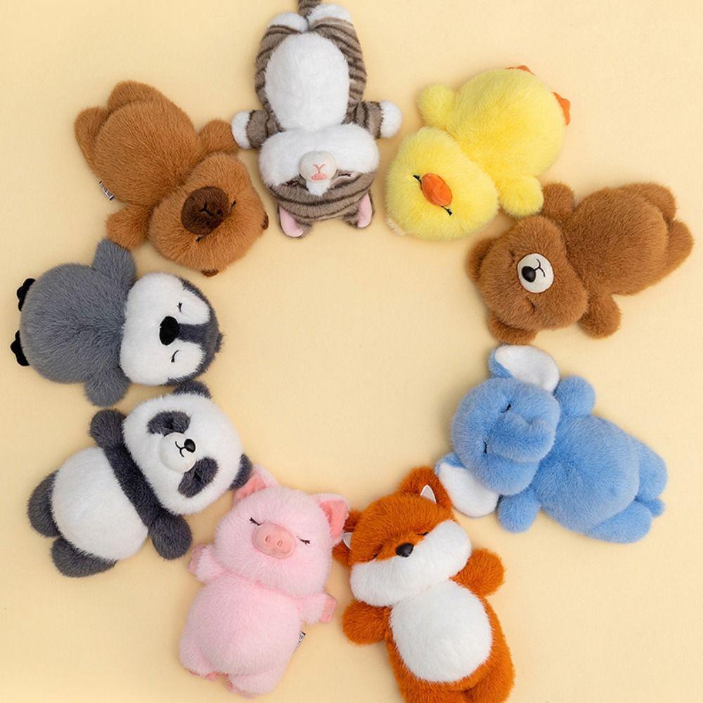 Lying Flat Elephant Plush Doll Animal Plush Bear Doll Capybara Plush Toy Kids Birthday Christmas
