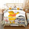 Animation Bear Duvet Cover Set 2/3Pcs,Cartoon Winnie Pooh Bedding Set Comforter Bed Youth Home Decor Kids Boys Gifts Bedding Set