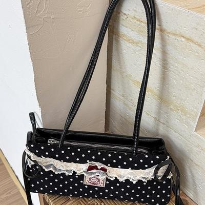 Sweet Small Bag Women's New Fashion Versatile Shoulder Bag Commuter Polka Dot Armpit Bag