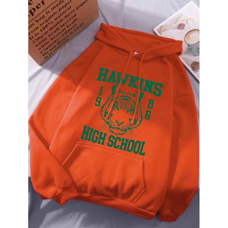 Hawk High School Prints Hoodies Womens Winter