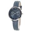 Furla Blue Gray Leather Watch R4251102570 Watch Women's [Item]