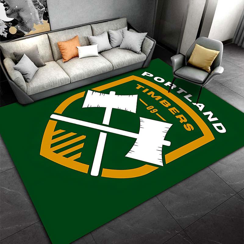 Portland Timbers Logo Carpet Suitable As a Non-slip Mat for the Living Room or Bedroom Sofa