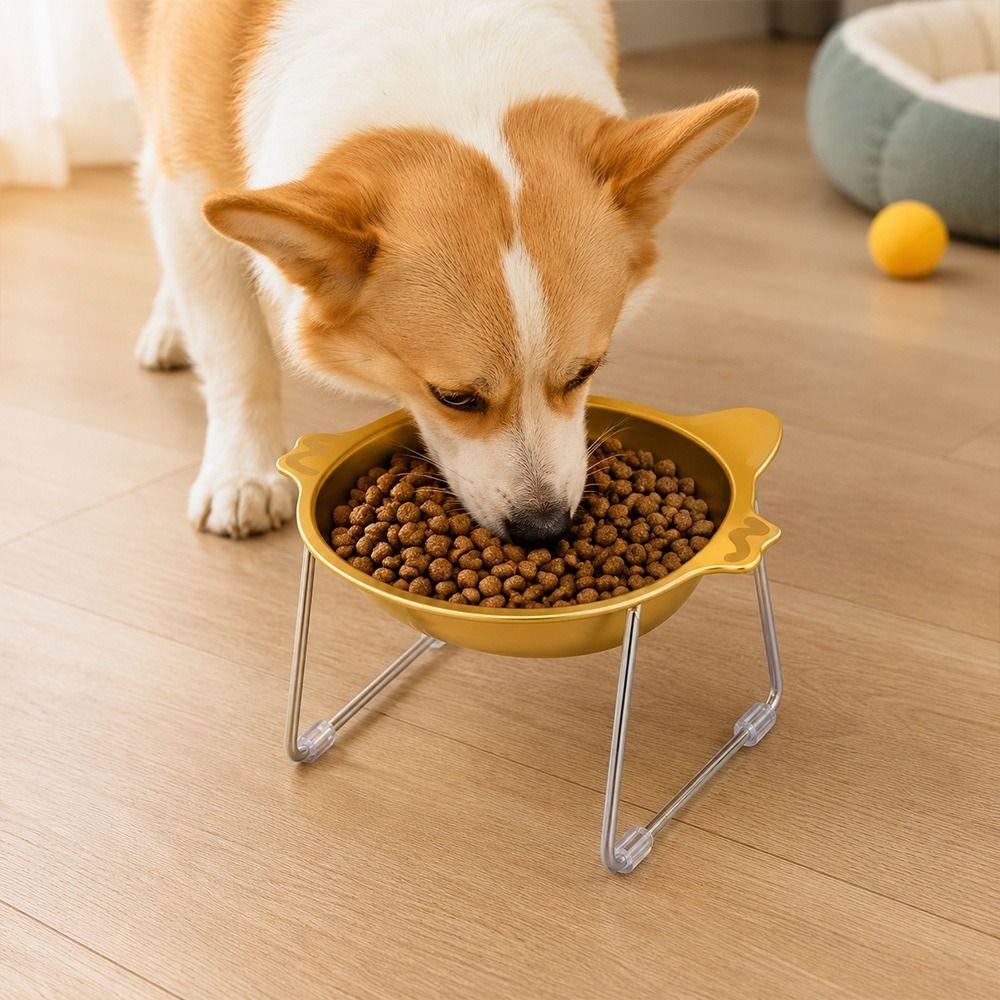 Deep Bottom Stainless Steel Dog Bowl 304 Stainless Steel Anti-slip Pet Bowl Dog Basin  Pet Feeding