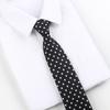 Modern Polka Dot Formal Necktie 8CM Width Business Necktie Groom Men Tie  Party