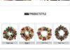 High-Grade Pinecone & Pine Needle Christmas Wreath for Doors & Tabletop Decorations