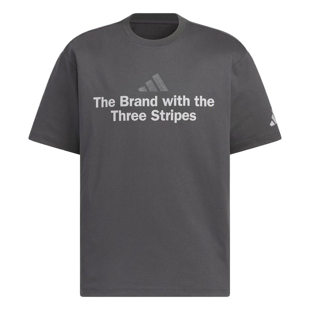 Adidas GFX T Shirt Men s Solid Gray KF0122 S