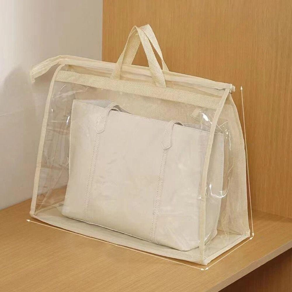 Hanging Handbag Dust Bag Clear Dustproof Bag Storage Box Storage Bag  Wardrobe