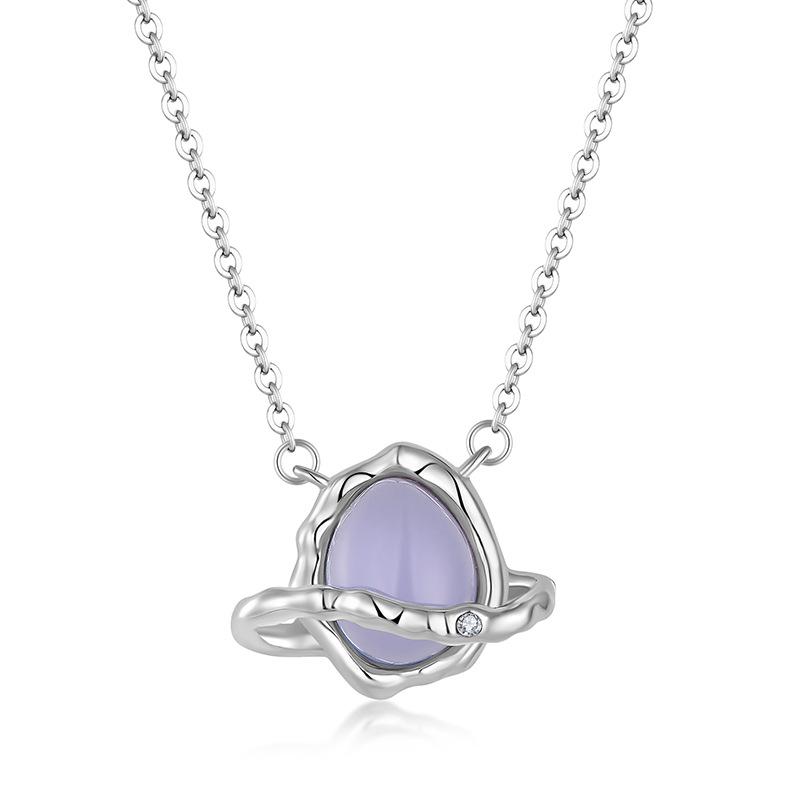 Sterling Silver 925 Geometric Irregular Necklace - Elegant & Chic Clavicle Chain 925 Sterling Silver