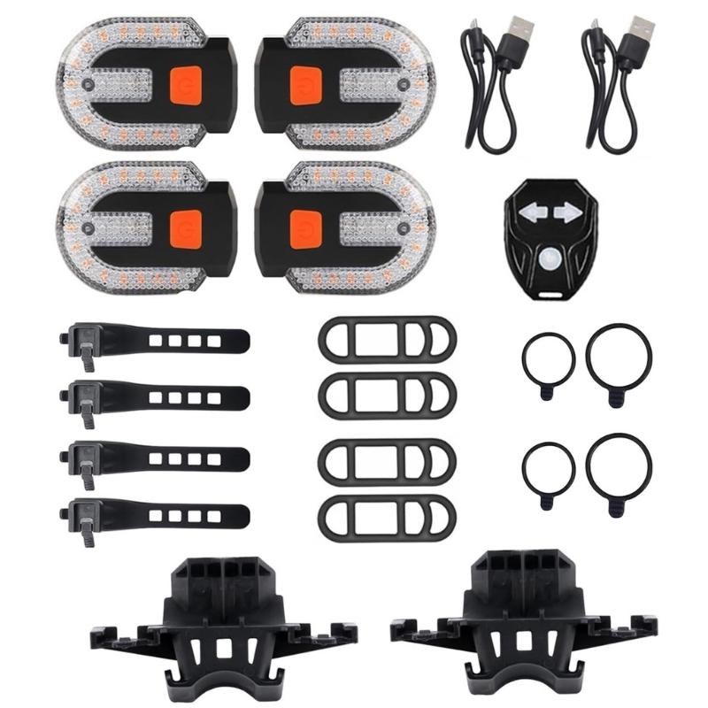 

Rechargeable Bicycles Tail Light Signals Waterproofed Bicycles Rear Light for Various Weather Use 1