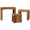 Vidaxl Coffee Tables, Nesting, 3 Pcs, Old Wood