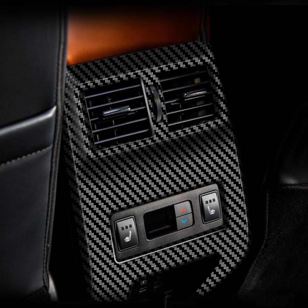 NEW-RHD For Mitsubishi OUTLANDER 2022 Armrest Box Rear Air Vent Frame Anti-Kick Cover Sticker Trim Car