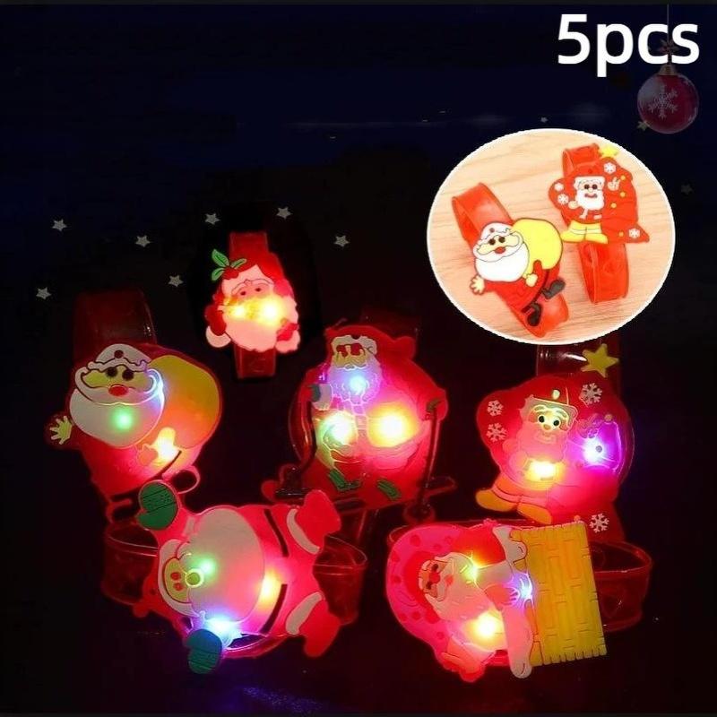 5 stk Halloween LED Lysende Fingerringe Assorterede Spooky Designs Til Halloween Fest Knep Eller Slik Børne Favor