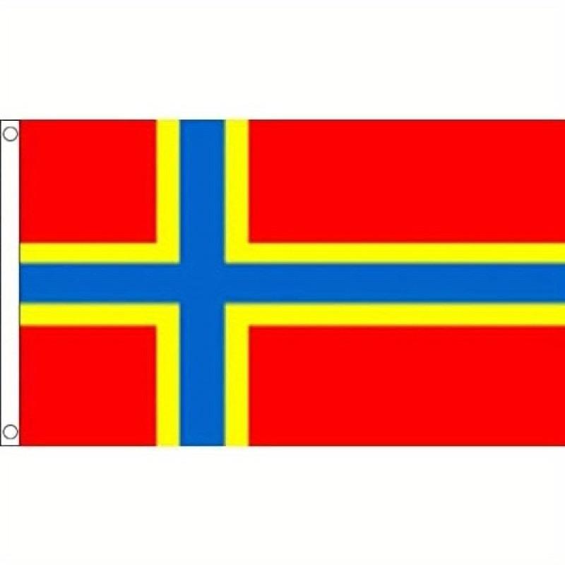 1 Stück Flagge der Orkney-Inseln 2 Fuß x 3 Fuß - Flagge der Orkney-Inseln 60x90cm - Banner 2x3 Fuß - AZ FLAG