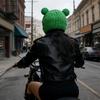 Cartoon Design Motorcycling Helmet Cover Soft Acrylic Knitting Cover For Full Face Helmet Unisex Accessory