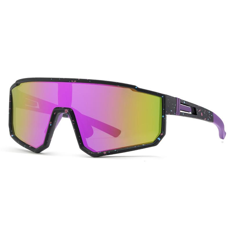 Cycling glasses men's and women's colorful fashion polarized sunglasses windproof color-changing glasses mountain climbing