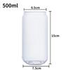 360/500ml Glass Cup Reusable Straw Coke Cup Transparent Water Juice Glass Beer Can Milk Coffee Mug Drinkware Kitchen Accessories