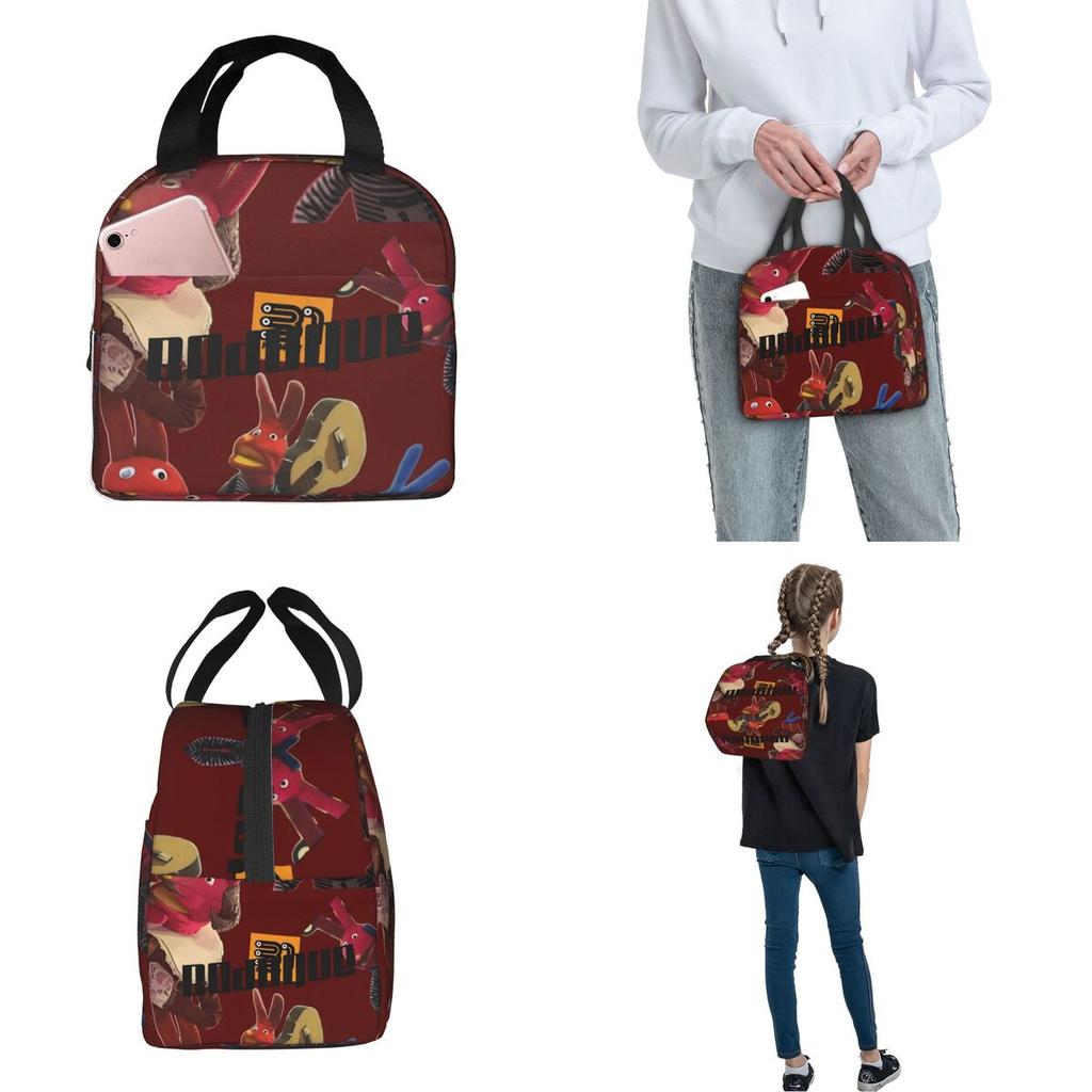 Insulated Lunch Bags 31 Minutos Comedy Merch Storage Food Box INS Trendy Cooler Thermal Lunch Box For Work