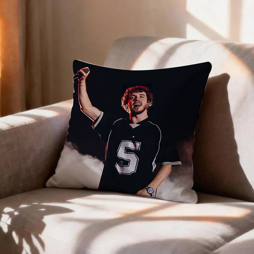 Singer Jack HHarlow  Pillow Case Pattern Printed Pillowcase For Living Room Sofa Cushion Cover