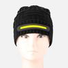High Visibility LED Music Hat with Connectable Music Headphone Rechargeable Cap for Night Activity Safety Winter Warmth
