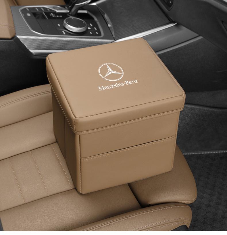 Foldable Multi-functional Car Trash Can & Storage for Mercedes EQS 580/450+ SUV Interior