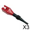 3xFlexible Fuel Funnel Gasoline Funnels Portable for Liquid Red