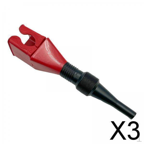 

3xГибкая топливная воронка Бензиновые воронки Портативные для жидкости Красный