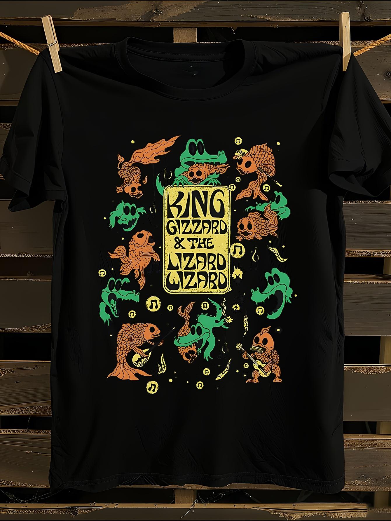 King Gizzard The Lizard Wizard Rock Graphic Tshirt S