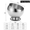Shengjia Stainless Steel Slanted Condiment Bowl with Lid