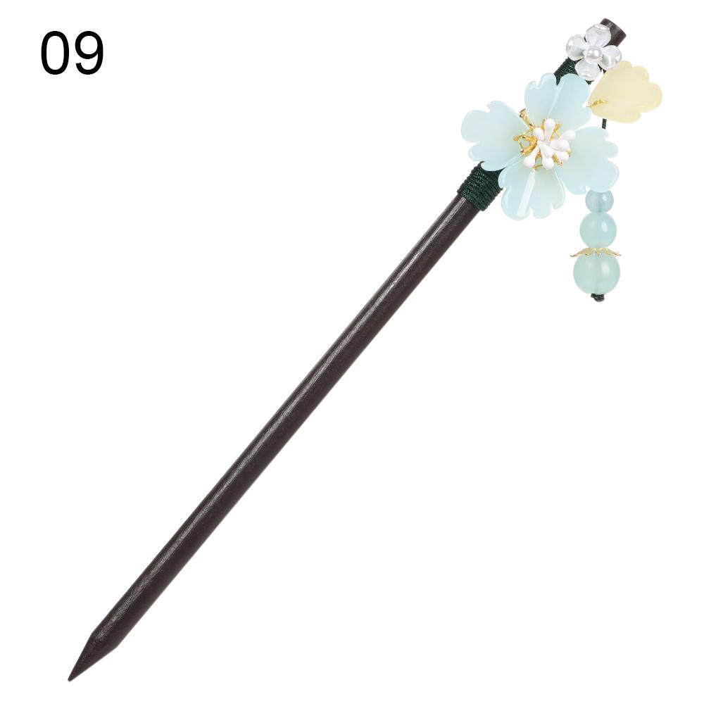 Ebony Tassel Retro Style Flowers Chopstick Hair Sticks Hair Styling Tools Hair Accessories Hairpin