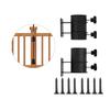 Patios Umbrella Holder for Patios Deck Outdoor Fixed Base Clamps Rack