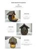 Resin Tree Stump Birdhouse & Feeder Garden Decoration