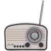 Qo'g'irchoq uyi uchun mini radio modeli, vintage, yoqimli dekoratsiya, realistik qo'g'irchoq uyi radiosi modeli, bolalar uchun o'yinchoq, qora