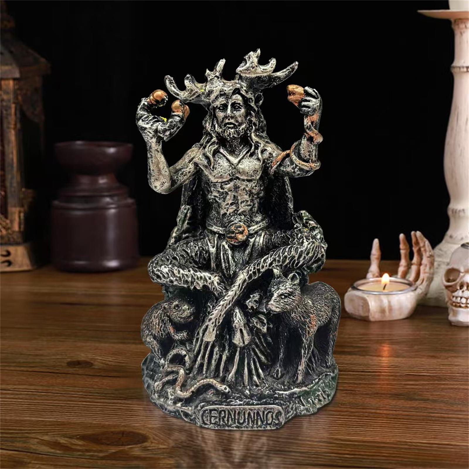 Resin Animals Gods Statue Resin Handicraft Garden Ornaments One Size