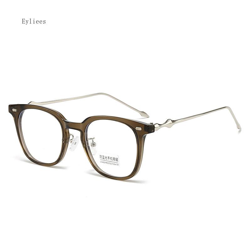 Latest Women Eye Glasses Frame Brand Design Retro Anti Blue Light Spectacle Eyeglasses Frame Square Men Computer Eyeglasses