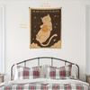 VIKAMA Universe Cat Wall Tapestry Living Room Bedroom Wall Decoration Background Sons of the Universe Theme Wall Hanging