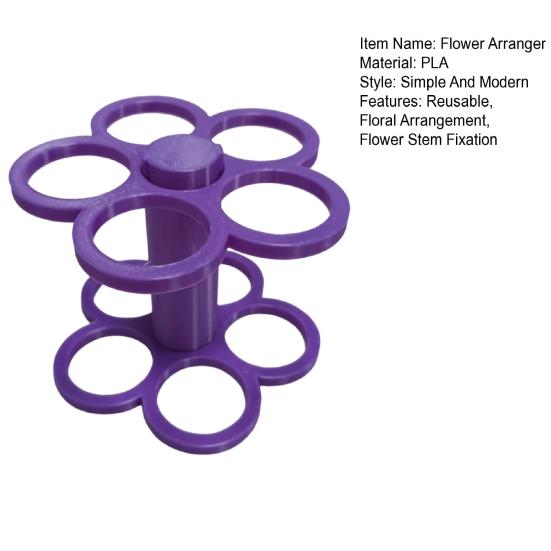 Flower Arrangement Tool Heavy Duty Stem Holder Detachable Bouquet Stem Organizer Multi-holes Plant Fixation Holder Flower Arranger Grid