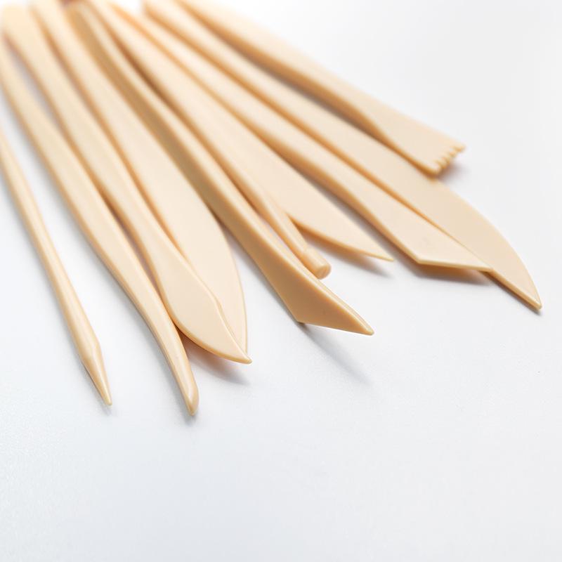 10-Piece Pottery & Sculpture Tool Set for Clay, Cake, & Fondant Crafting