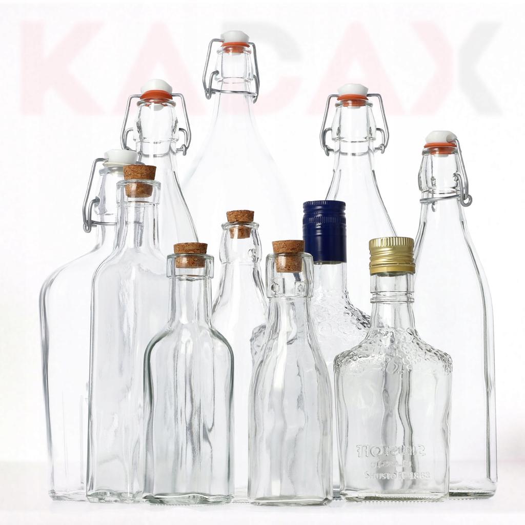 KADAX Μπουκάλι με Φελλό για Κρασί Λικέρ Μπύρα 500ml